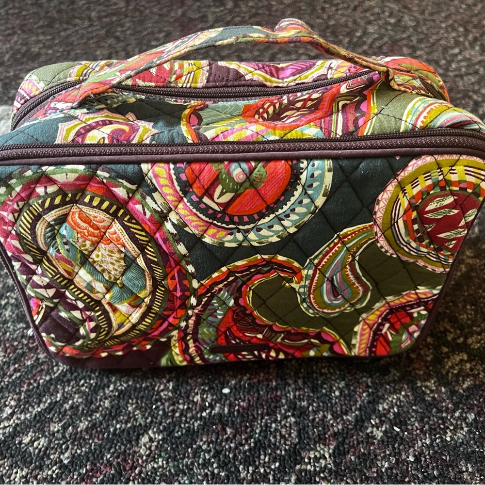 Vera Bradley Large Blush and Brush Case